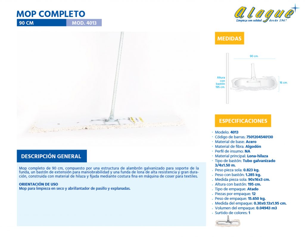 Mop Completo 90 Cms.